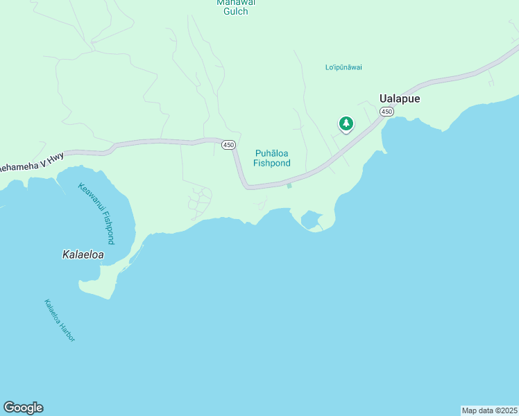 map of restaurants, bars, coffee shops, grocery stores, and more near 7146 Kamehameha V Highway in Kaunakakai
