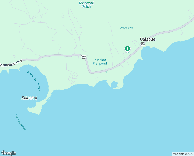 map of restaurants, bars, coffee shops, grocery stores, and more near 7142 Kamehameha V Highway in Kaunakakai