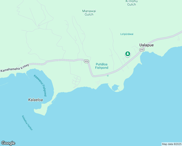 map of restaurants, bars, coffee shops, grocery stores, and more near 7146 Kamehameha V Highway in Kaunakakai