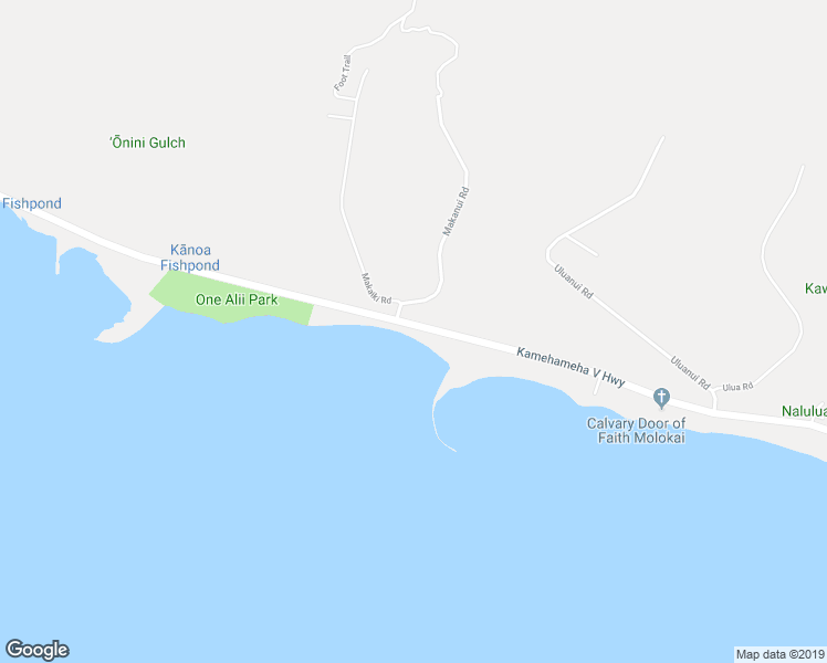 map of restaurants, bars, coffee shops, grocery stores, and more near 2270 Kamehameha V Highway in Kaunakakai