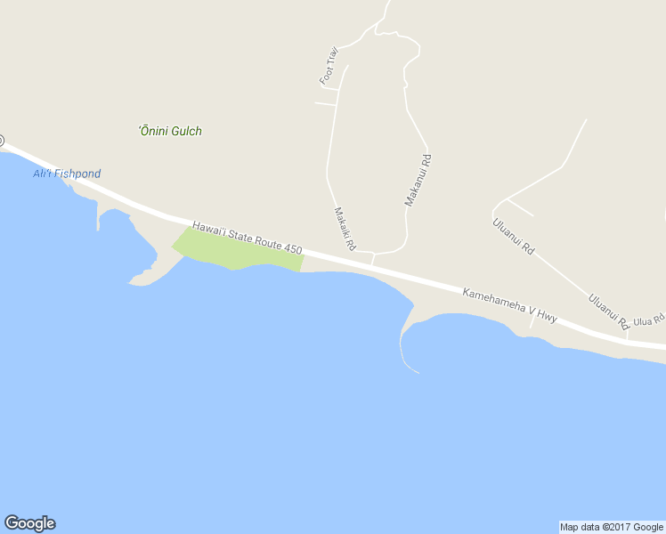map of restaurants, bars, coffee shops, grocery stores, and more near 2196 Kamehameha V Highway in Kaunakakai