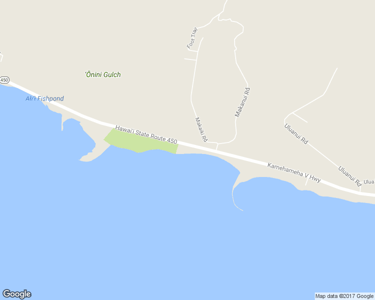 map of restaurants, bars, coffee shops, grocery stores, and more near 2176 Kamehameha V Highway in Kaunakakai