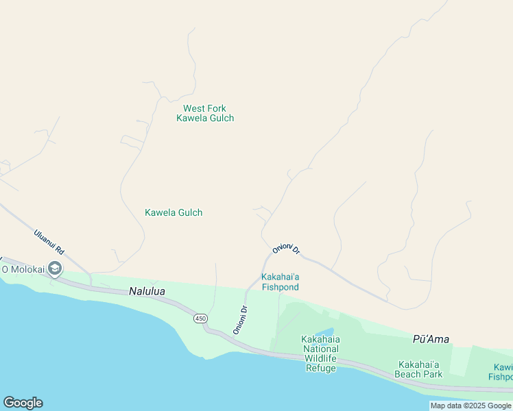 map of restaurants, bars, coffee shops, grocery stores, and more near 85 Kupaia Place in Kaunakakai