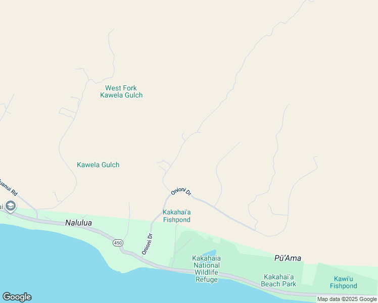 map of restaurants, bars, coffee shops, grocery stores, and more near 162 Kupaia Place in Kaunakakai