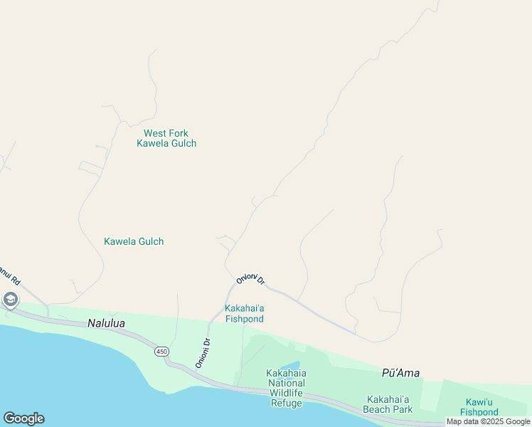 map of restaurants, bars, coffee shops, grocery stores, and more near 0 Kupaia Place in Kaunakakai