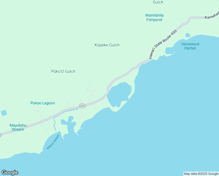 map of restaurants, bars, coffee shops, grocery stores, and more near 8900 Kamehameha V Highway in Kaunakakai