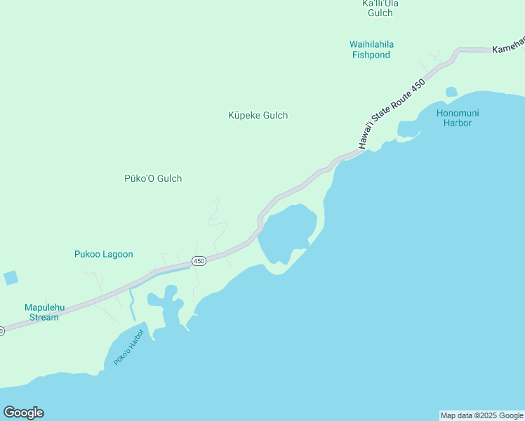 map of restaurants, bars, coffee shops, grocery stores, and more near 0 Kamehameha V Highway in Kaunakakai