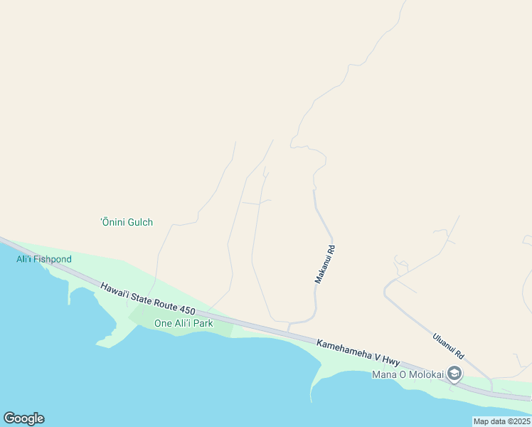 map of restaurants, bars, coffee shops, grocery stores, and more near 274 Makaiki Rd in Kaunakakai