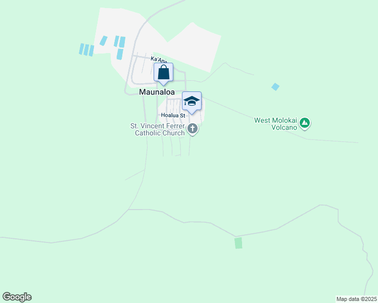 map of restaurants, bars, coffee shops, grocery stores, and more near 52 Maunaloa Road in Maunaloa