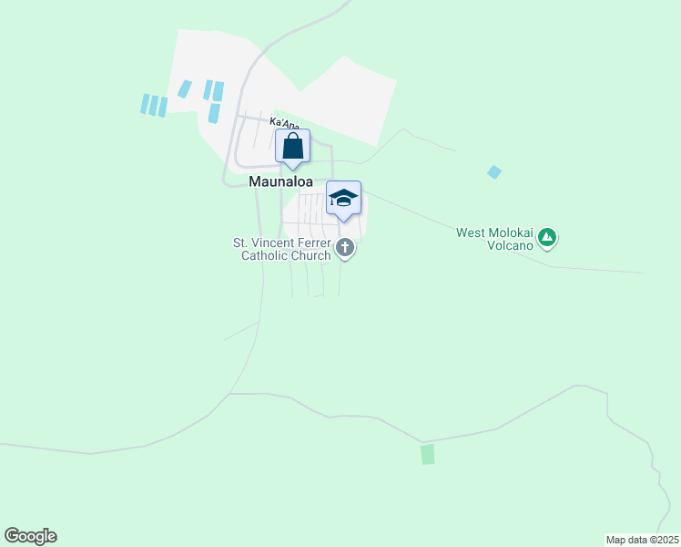 map of restaurants, bars, coffee shops, grocery stores, and more near 294 Maunaloa Road in Maunaloa