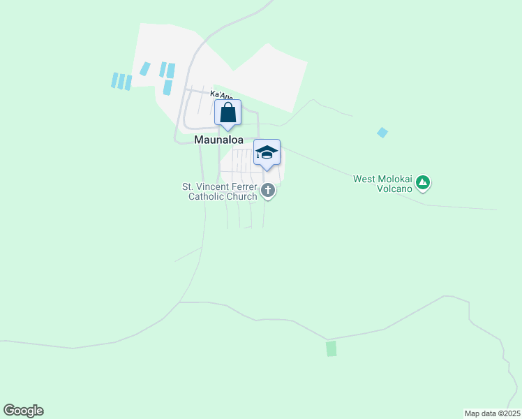map of restaurants, bars, coffee shops, grocery stores, and more near 294 Maunaloa Road in Maunaloa