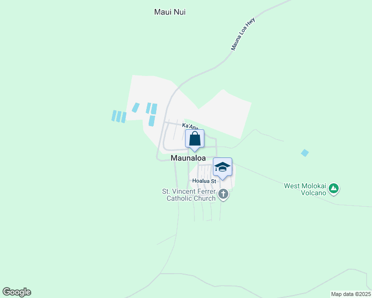 map of restaurants, bars, coffee shops, grocery stores, and more near in Maunaloa