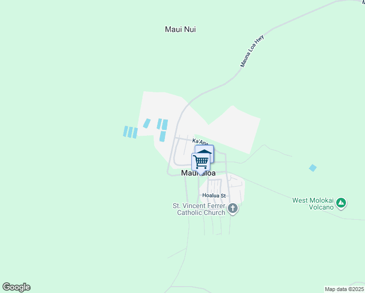 map of restaurants, bars, coffee shops, grocery stores, and more near 11 Kaana St in Kahului