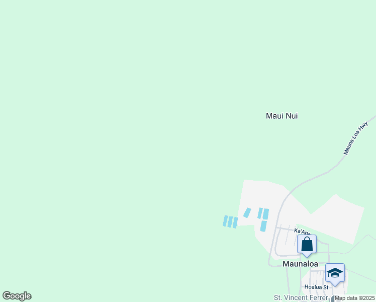 map of restaurants, bars, coffee shops, grocery stores, and more near 0 Linohau Place in Maunaloa