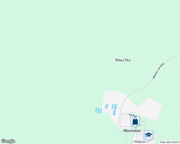map of restaurants, bars, coffee shops, grocery stores, and more near 15 Mahiki Place in Maunaloa