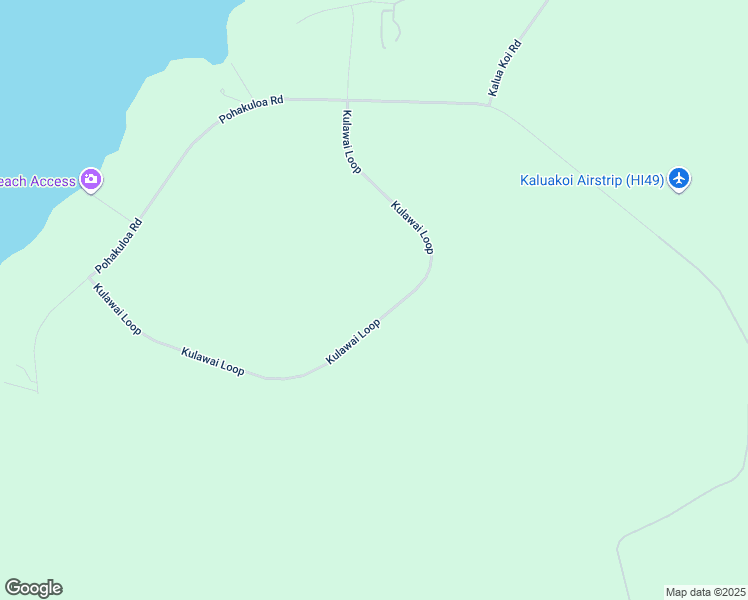 map of restaurants, bars, coffee shops, grocery stores, and more near 118 Kulawai Loop in Maunaloa