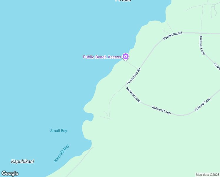 map of restaurants, bars, coffee shops, grocery stores, and more near Pohakuloa Road in Maui County