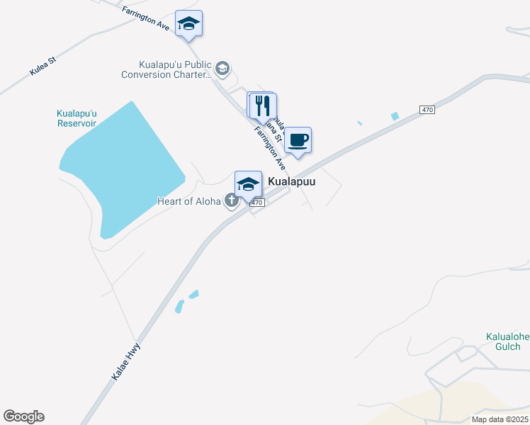 map of restaurants, bars, coffee shops, grocery stores, and more near 810 Leomele Street in Pearl City
