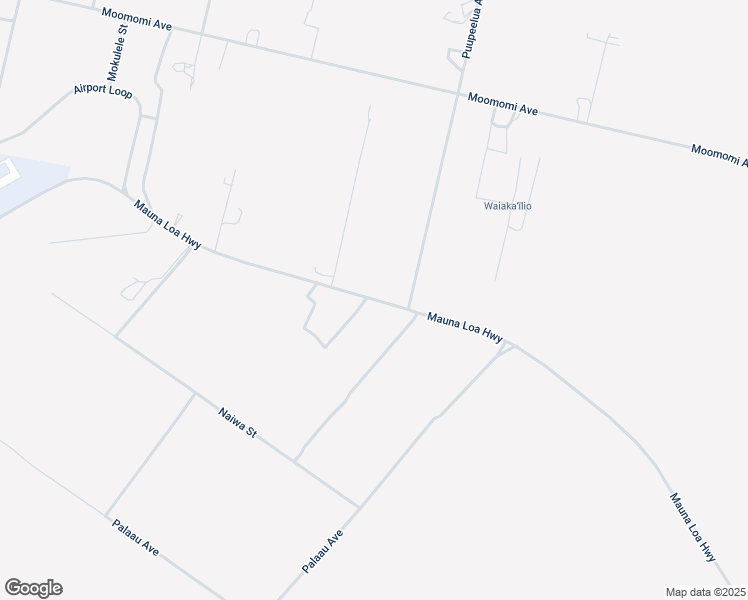 map of restaurants, bars, coffee shops, grocery stores, and more near 100 Mauna Loa Highway in Kualapuu