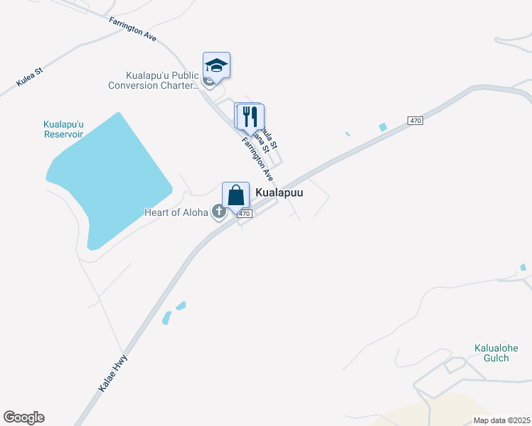 map of restaurants, bars, coffee shops, grocery stores, and more near 846 Leomele Street in Pearl City