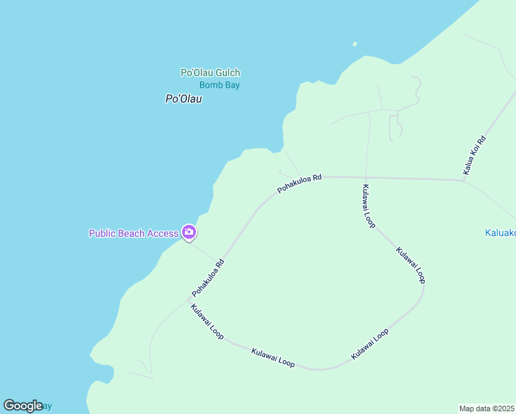 map of restaurants, bars, coffee shops, grocery stores, and more near 4322 Pohakuloa Road in Maunaloa