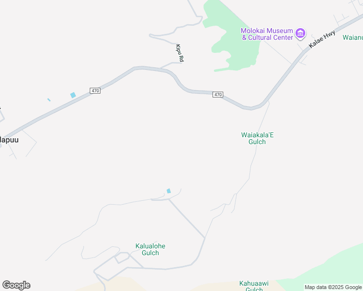 map of restaurants, bars, coffee shops, grocery stores, and more near 1772 Okana Street in Kualapuu