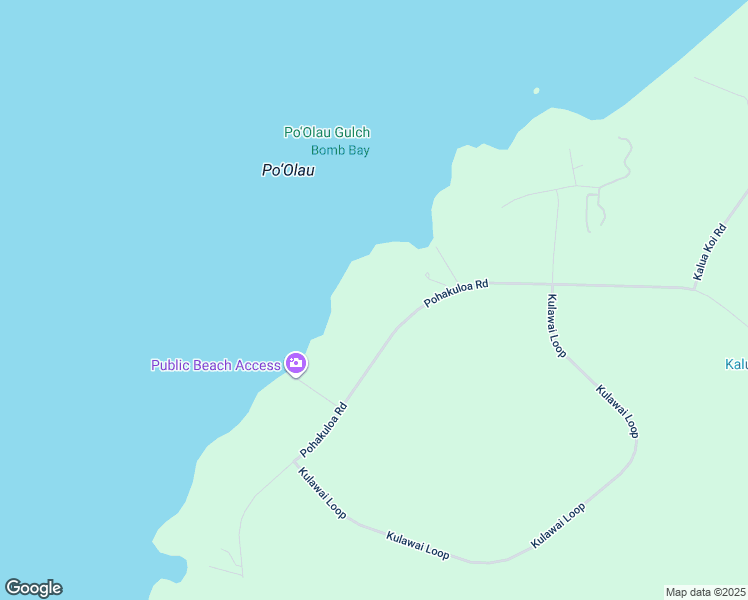 map of restaurants, bars, coffee shops, grocery stores, and more near 4322 Pohakuloa Road in Maunaloa