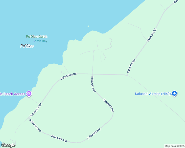 map of restaurants, bars, coffee shops, grocery stores, and more near 0 Kulawai Place in Maunaloa