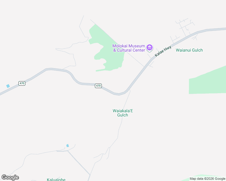 map of restaurants, bars, coffee shops, grocery stores, and more near 1738 Kalae Highway in Kaunakakai