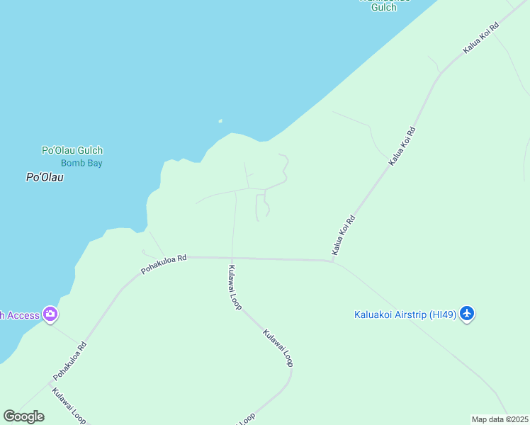 map of restaurants, bars, coffee shops, grocery stores, and more near 138 Kaula Ili Way in Maunaloa