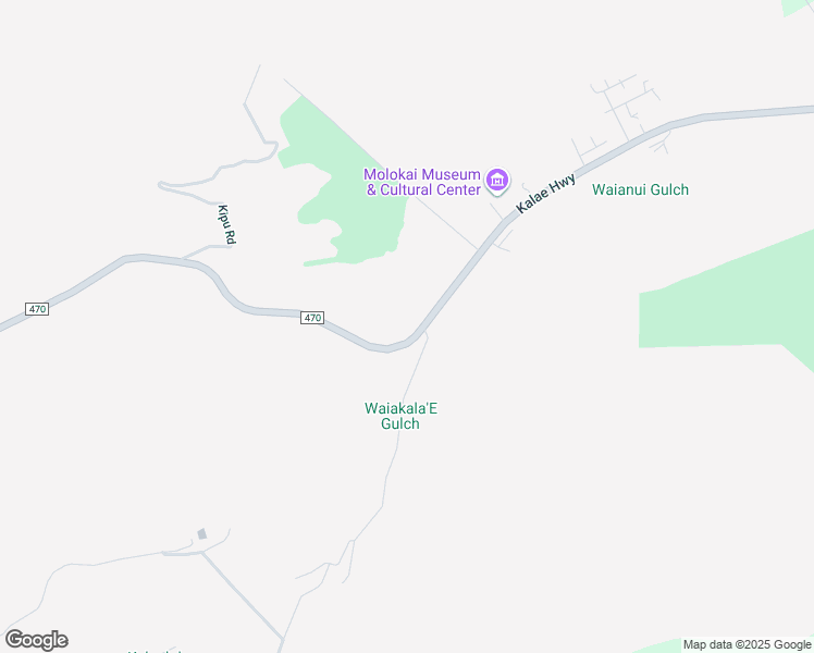 map of restaurants, bars, coffee shops, grocery stores, and more near 1781 Kalae Highway in Kaunakakai