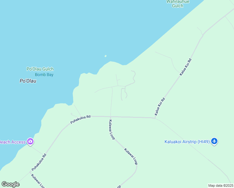 map of restaurants, bars, coffee shops, grocery stores, and more near Kulawai Place in Maui County