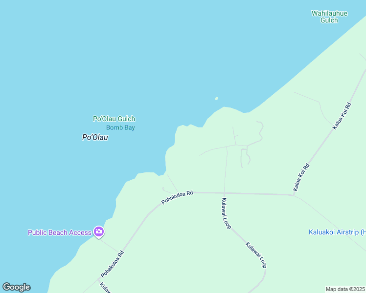 map of restaurants, bars, coffee shops, grocery stores, and more near 33 Kaula Ili Way in Maunaloa