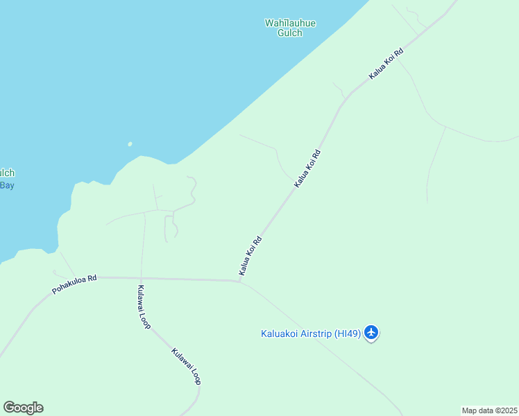 map of restaurants, bars, coffee shops, grocery stores, and more near 240 Kalua Koi Road in Maunaloa