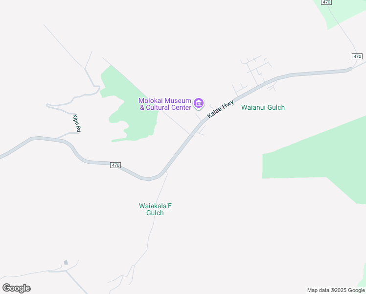 map of restaurants, bars, coffee shops, grocery stores, and more near 1738 Kalae Highway in Kaunakakai
