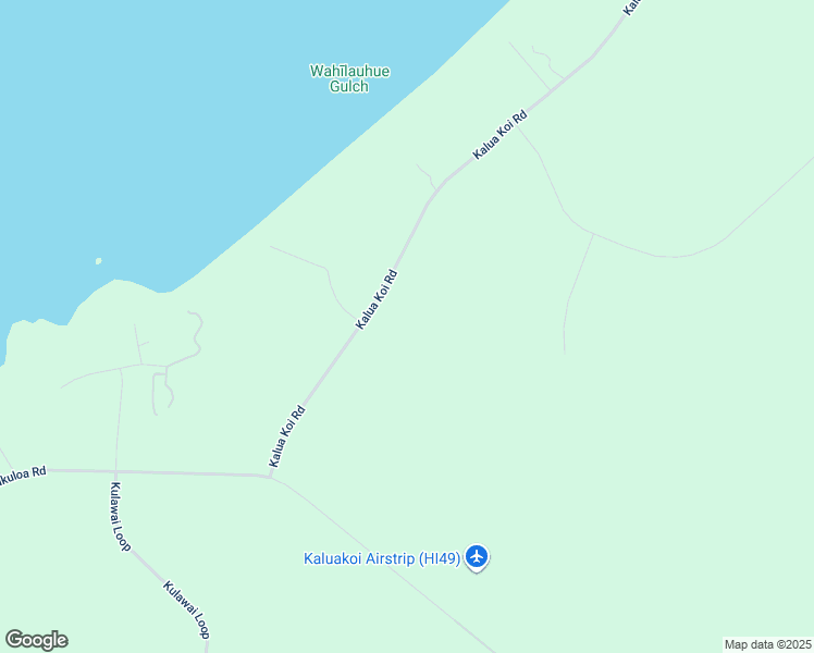 map of restaurants, bars, coffee shops, grocery stores, and more near 3575 Kalua Koi Road in Maunaloa