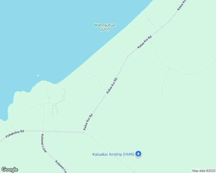 map of restaurants, bars, coffee shops, grocery stores, and more near 22 Papapa Place in Kaunakakai