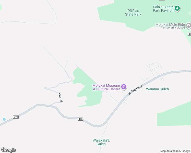 map of restaurants, bars, coffee shops, grocery stores, and more near Ahe Pl in Ho'olehua