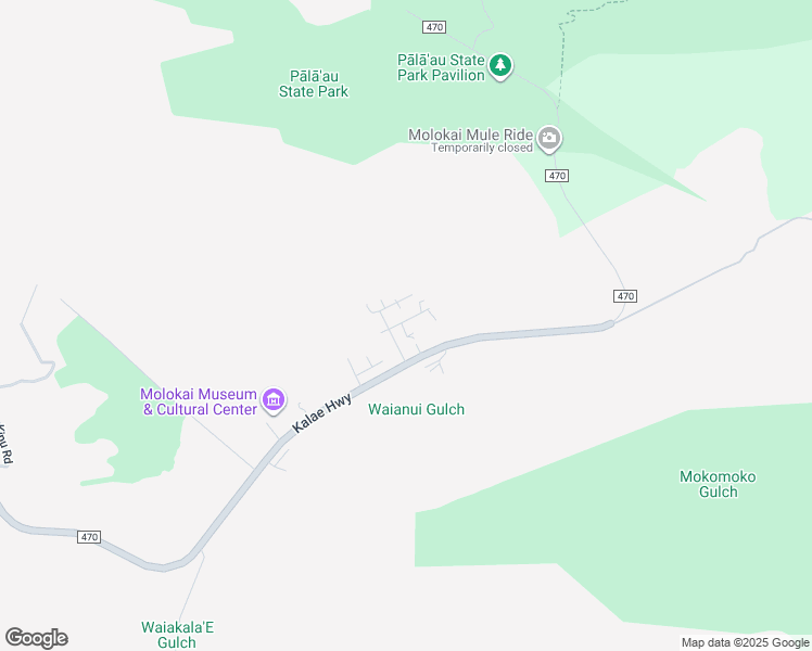 map of restaurants, bars, coffee shops, grocery stores, and more near 2160 Rudolph Place in Kualapuu