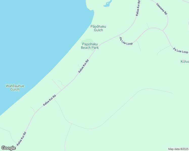 map of restaurants, bars, coffee shops, grocery stores, and more near 3035 Kalua Koi Road in Maunaloa