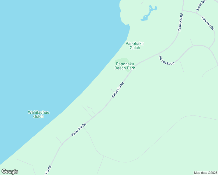 map of restaurants, bars, coffee shops, grocery stores, and more near 3036 Kalua Koi Road in Kaunakakai