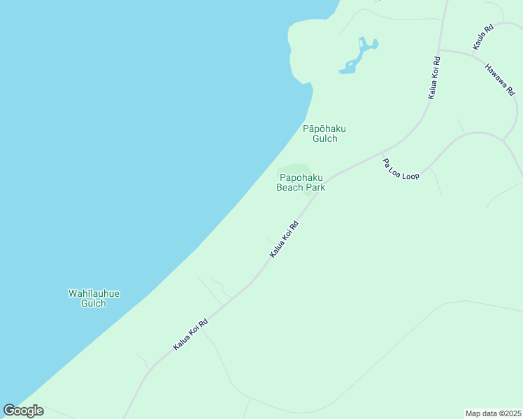 map of restaurants, bars, coffee shops, grocery stores, and more near 3010 Kalua Koi Road in Maunaloa
