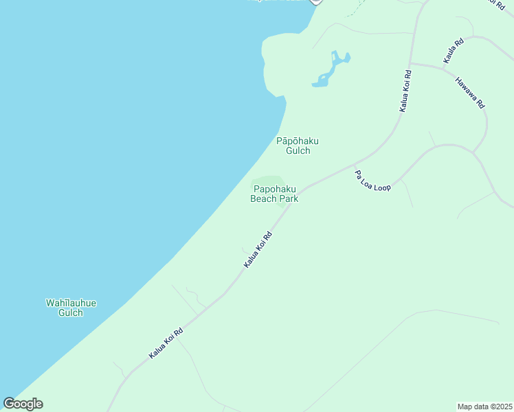 map of restaurants, bars, coffee shops, grocery stores, and more near 2944 Kalua Koi Road in Maunaloa