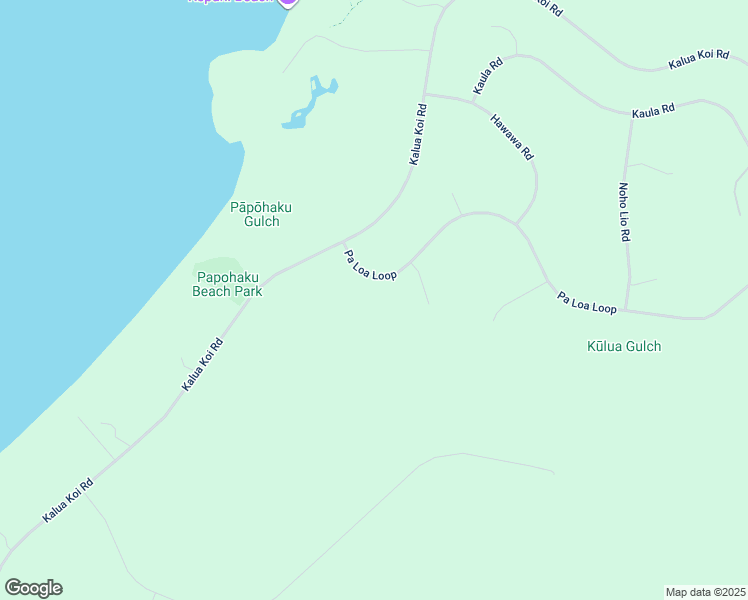 map of restaurants, bars, coffee shops, grocery stores, and more near 891 Pa Loa Loop in Maunaloa
