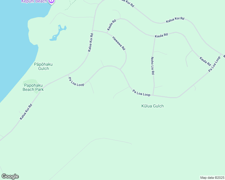 map of restaurants, bars, coffee shops, grocery stores, and more near 100 Hao Keehi Place in Maunaloa