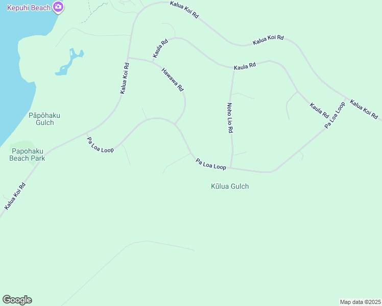 map of restaurants, bars, coffee shops, grocery stores, and more near Pa Loa Loop in Maui County