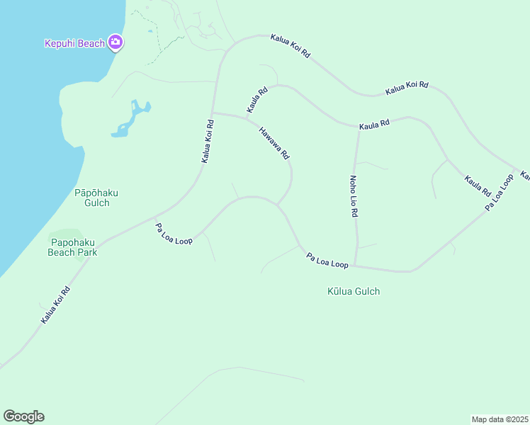 map of restaurants, bars, coffee shops, grocery stores, and more near 555 Pa Loa Loop in Maunaloa