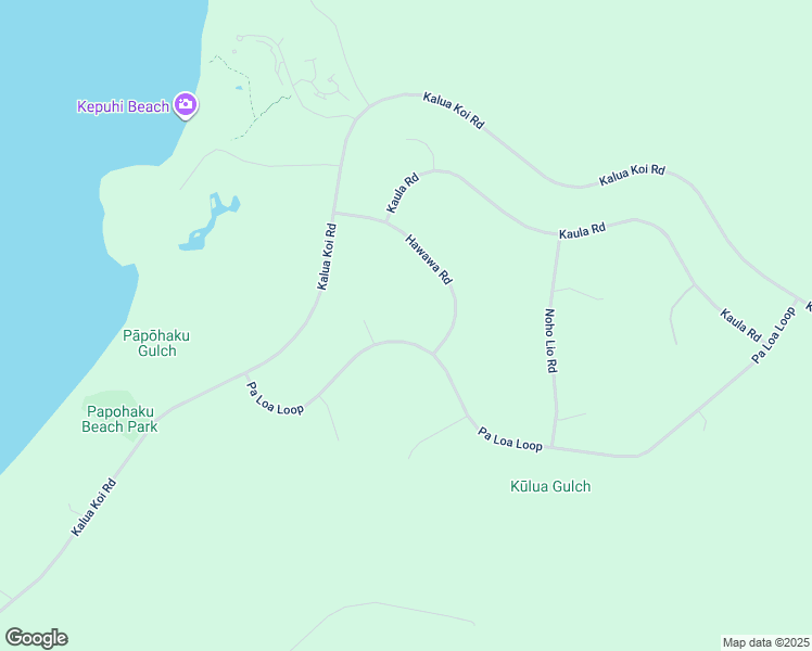 map of restaurants, bars, coffee shops, grocery stores, and more near 88 Helo Place in Maunaloa