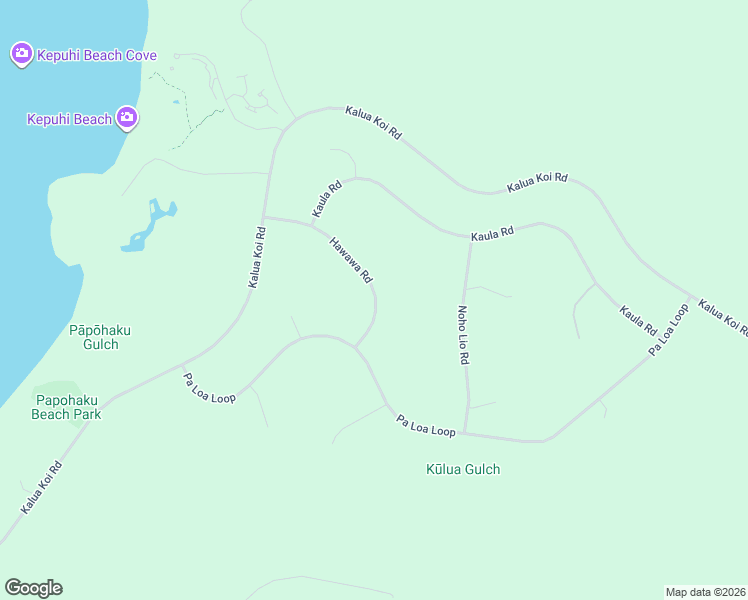 map of restaurants, bars, coffee shops, grocery stores, and more near 211 Awawa Road in Maunaloa