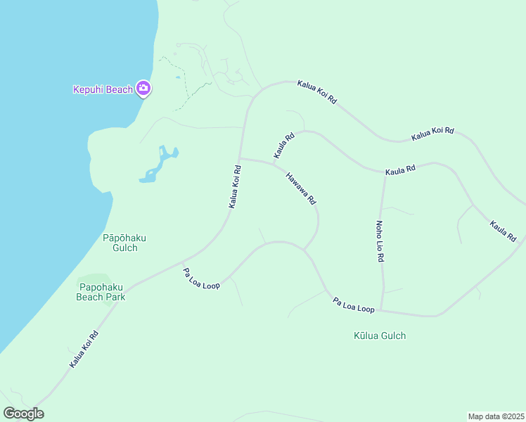 map of restaurants, bars, coffee shops, grocery stores, and more near 88 Helo Place in Maunaloa